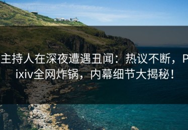 主持人在深夜遭遇丑闻：热议不断，Pixiv全网炸锅，内幕细节大揭秘！